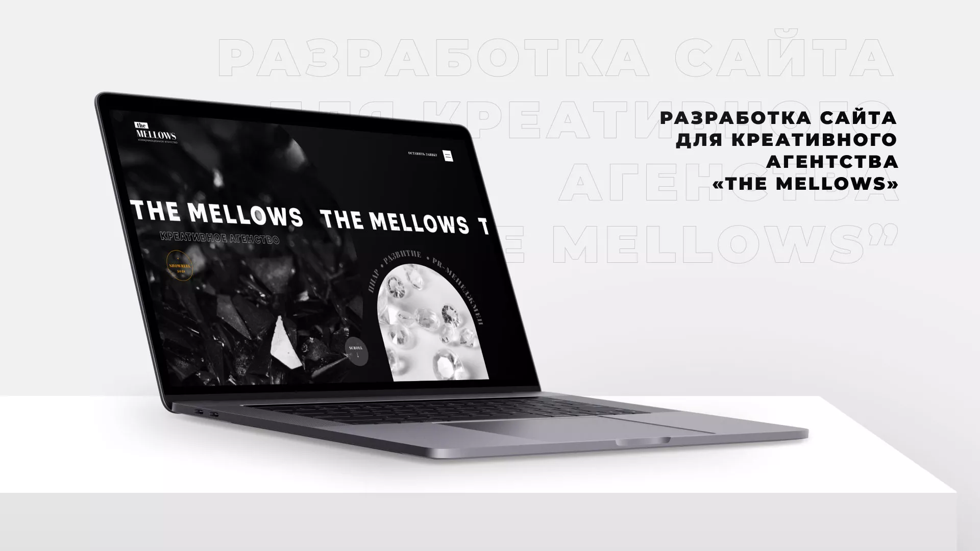 Разработка сайта креативного агентства «The Mellows» в Астрахани