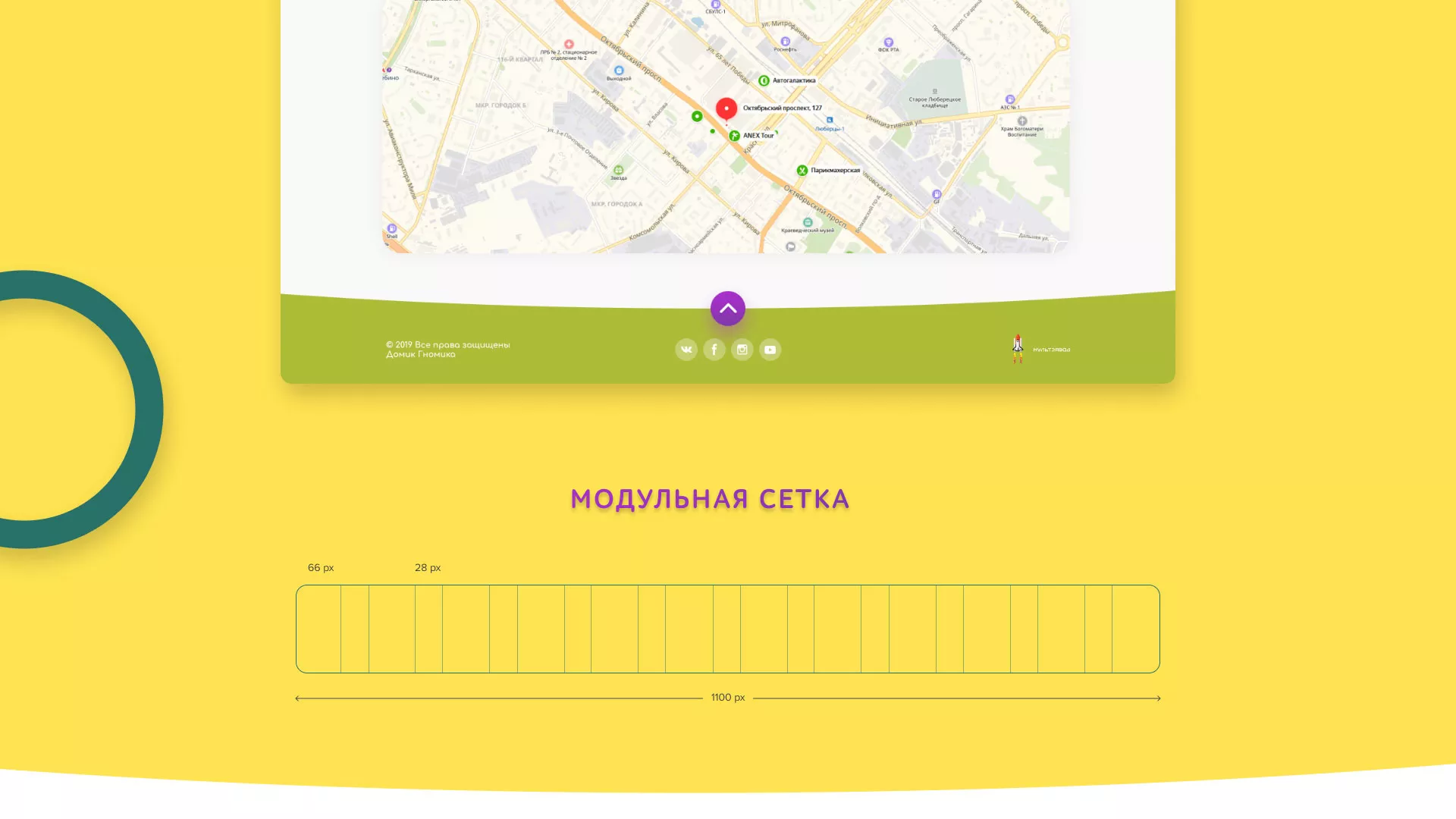 Разработка сайта детского активити-клуба «Домик гномика» в Астрахани