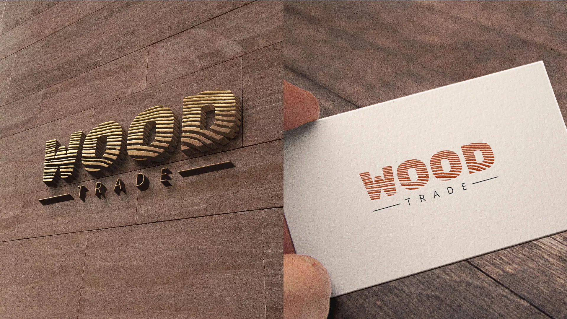 Разработка логотипа для компании «Wood Trade» в Астрахани