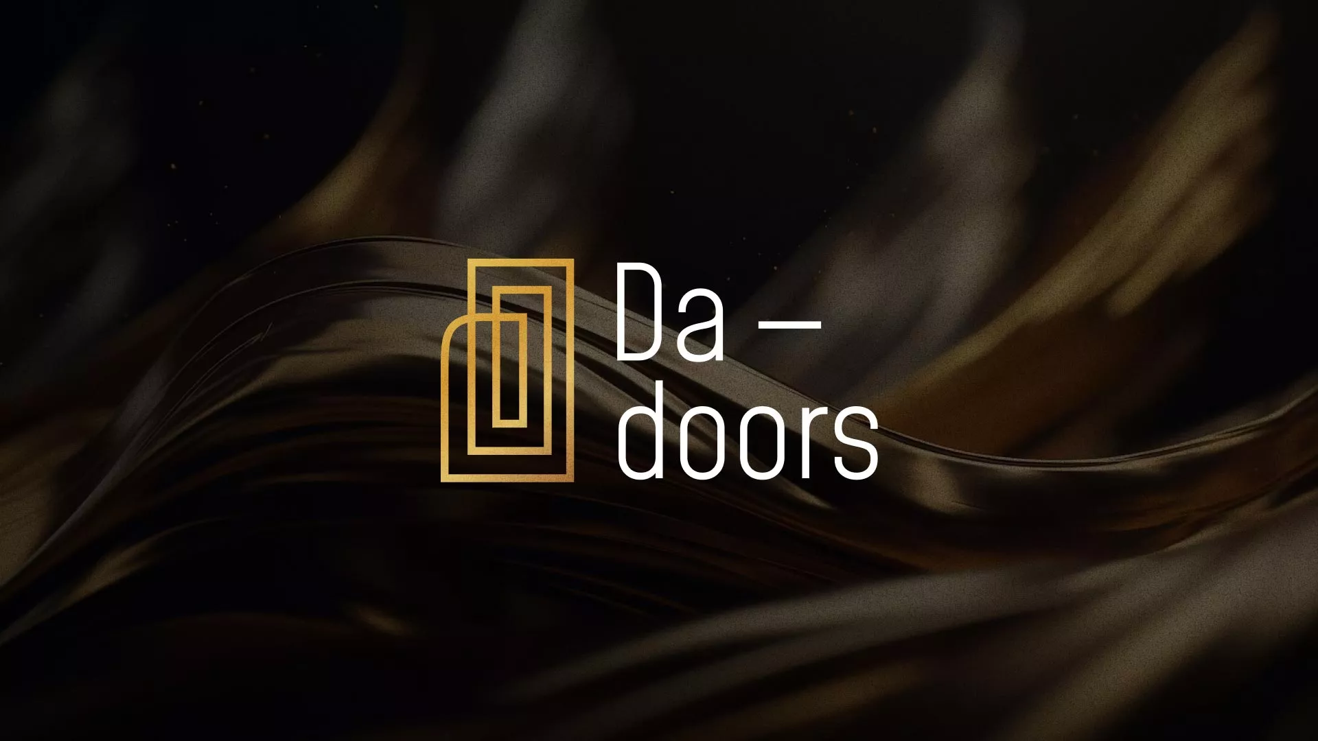 Разработка логотипа для компании «DA-DOORS» в Астрахани